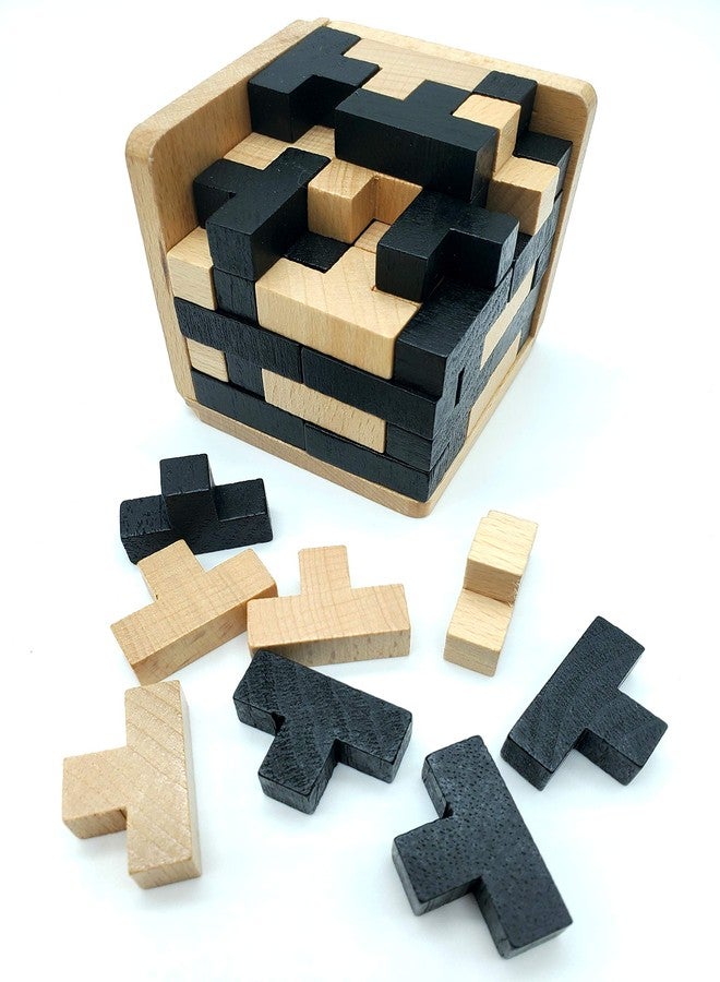 LMC Products ألغاز LMC Products لتنمية الذكاء لدى البالغين - ألغاز العقل - مكعب خشبي - Image 1